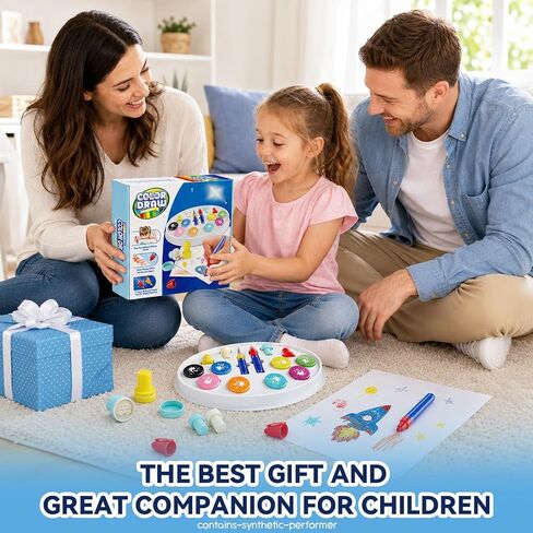 Magic Paint Set, Mess Free Painting Station for Kids, Finger Painting Alternative, Gift for Children 3,4,5,6,7,8,9 Year olds (Paint Set) in Kuwait