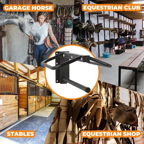 Sidasu 1 Pack Thickened Saddle Rack,Wall Mounted Saddle Stand with Pad Bar in Saudi Arabia