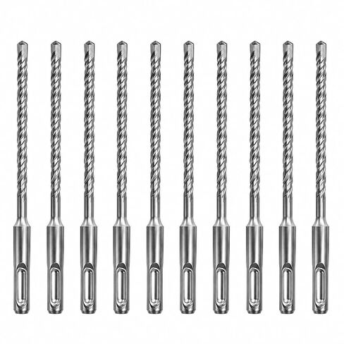 SDS Plus Rotary Hammer Drill Bit 10Pcs 5/32 in. x 6 in. Masonry Concrete Rock Drill in Kuwait