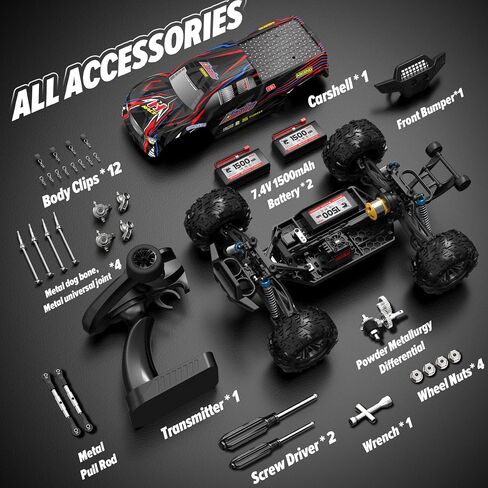 Hosim 1:10 Brushless RC Cars for Adults & Boys, 60+ KMH Remote Control Car in Kuwait