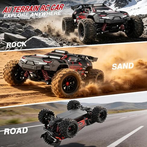 1:18 مقياس جميع سيارات RC التضاريس ، سيارة التحكم عن بُعد عالية السرعة ، 40 كم/ساعة ، و 2.4 جيجا هرتز RC لعب الهدايا للأطفال والبالغين ، والسيارة الكهربائية 4WD مع بطاريتين قابلتين للشحن ، وشاحنة على الطرق الوعرة على الطريق in Kuwait