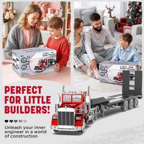 KIDMARKT 39.6-inch 16-Channel Giant RC Semi-Trailer Truck in Kuwait