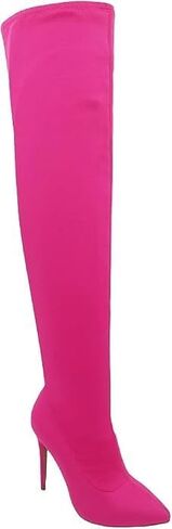 Anne Michelle Dedicate 48M Womens Elastane Pointy Toe Stiletto Boots in Saudi Arabia