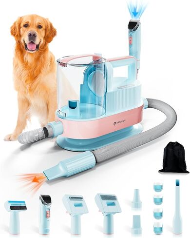 PETGUGU Dog Grooming Vacuum & Dryer for Shedding 7-in-1 Pet Trimming in Kuwait
