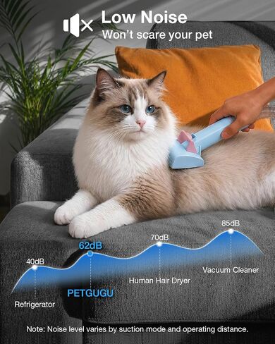 PETGUGU Dog Grooming Vacuum & Dryer for Shedding 7-in-1 Pet Trimming in Kuwait