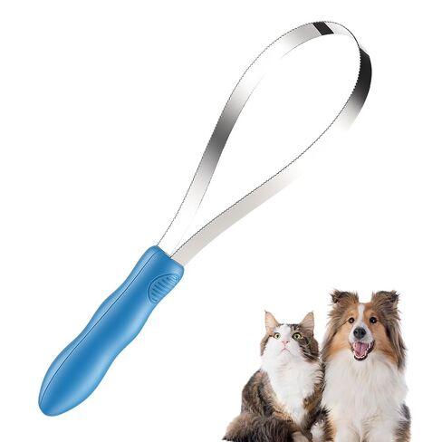 Dual-Sided Dog Shedding Blade Horse Shedding Tool Dog Hair Brush in Kuwait