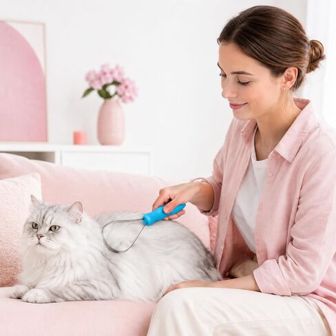 Dual-Sided Dog Shedding Blade Horse Shedding Tool Dog Hair Brush in Kuwait