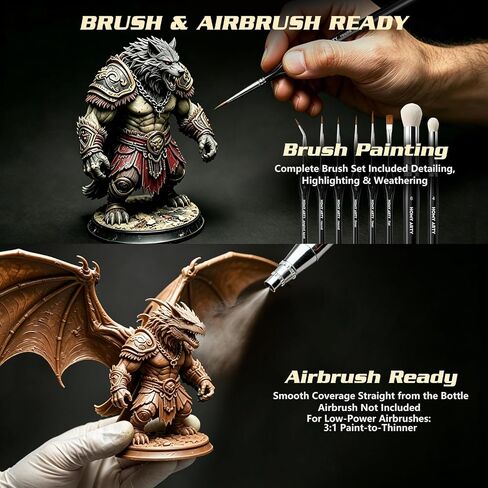 HOMY ARTY Model Paint Set - 24 Colors with 2 Thinner 2 Matte Varnish in Saudi Arabia