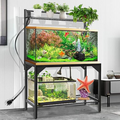 40 Gallon Fish Tank Stand – Aquarium Stand with Power Outlets in Kuwait
