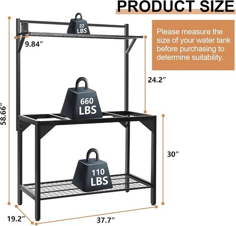 40 Gallon Fish Tank Stand – Aquarium Stand with Power Outlets in Kuwait