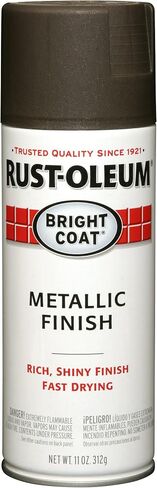 Rust-Oleum Stops Rust Bright Coat Metallic Spray Paint, Gold in Kuwait
