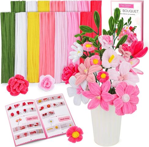 200 Pcs Pipe Cleaners, 20 Colors Pipe Cleaners Bulk for Crafts in Kuwait