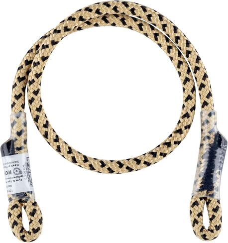 ROPE Logic Bee-Line 8mm X 30" G-Spliced Eye & Eye Prusik Cord Rope, Black/Brown in Kuwait