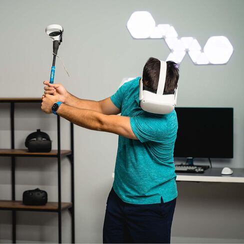 Glistco G-Iron VR Golf Club Handle Accessory - Compatible with Meta/Oculus Quest, Quest 2, and Rift S - Immersive and Realistic Golf Grip Handle Attachment in Kuwait