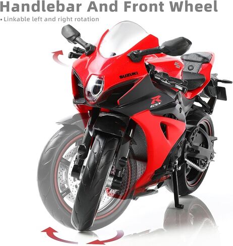1:12 Die-cast Motorcycle Compatible for Suzuki GSX R1000R in Saudi Arabia