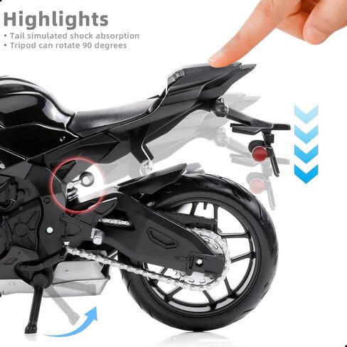 1:12 Die-cast Motorcycle Compatible for Yamaha YZF-R1 1000R in Saudi Arabia