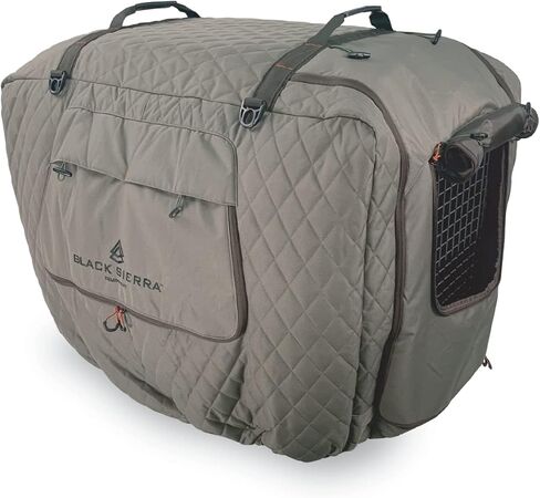 Black Sierra XL Insulated Dog Kennel Cover, Vented for Hunting & Camping in Kuwait