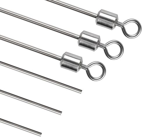 Dr.Fish 30pk Punch Wire 6" Stainless Steel Shaft Punch Shot Rig Parts in Kuwait