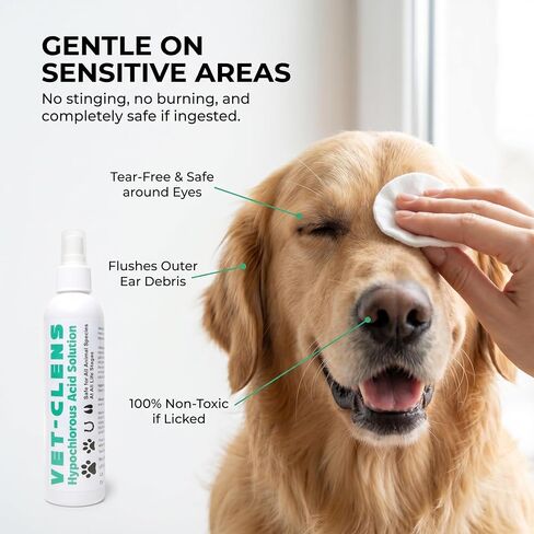 Vet-Clens Hypochlorous Acid Wound & Skin Care Spray, 8 Oz in Saudi Arabia