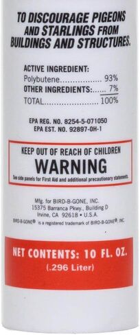 Bird B Gone Transparent Bird Gel, 10oz Tube, Sticky Bird Repellent in Saudi Arabia
