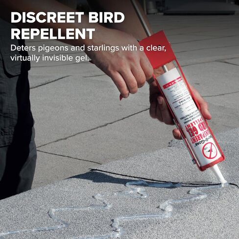 Bird B Gone Transparent Bird Gel, 10oz Tube, Sticky Bird Repellent in Saudi Arabia