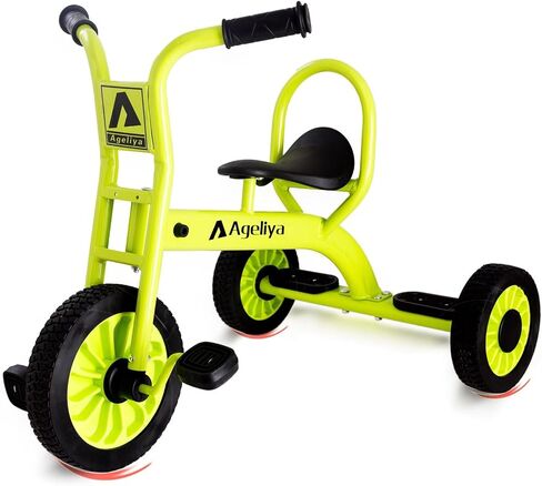 Preschool Tricycles for 3-5 Year Olds, Metal Steel, Rubber Wheels in Kuwait