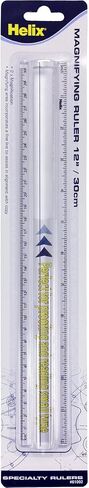 Helix - 2X Magnifier Ruler - 12 inch - 1 Pack in Saudi Arabia