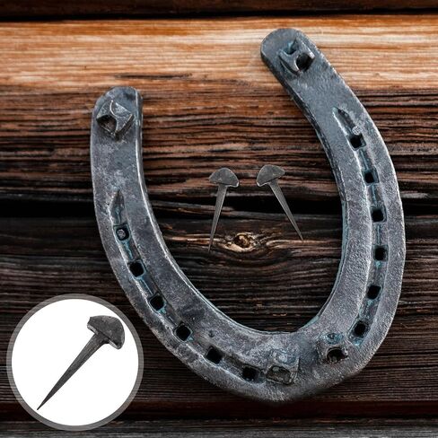50pcs Horseshoe Nails for Horse Shoeing Iron Tack Box Stable Riding in Kuwait