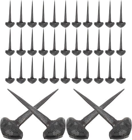 50pcs Horseshoe Nails for Hoof Care, Iron Fasteners for Stable Horses in Kuwait