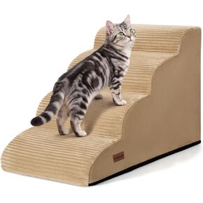 Dog Stairs for Small Dogs & Cats, 3-Step Pet Stairs Ramp for Couch, 15.7" H in Saudi Arabia