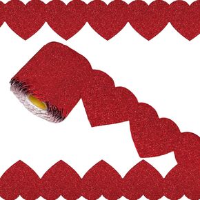 70Feet Shine Scalloped Bulletin Board Border - Decorative Trim Poster Borders for School Classroom Decoration Strips (Gold) in Kuwait