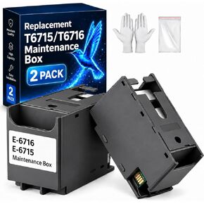 Compatible T6715 T6716 Maintenance Box T6715 for Workforce Pro WF-4830 2PK in Kuwait