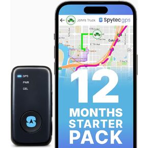 Spytec GPS GL300 GPS Tracker للمركبات والسيارات والشاحنات والمعدات وتعقب الأصول للأحباء والشركات والأساطيل | تطبيق تتبع فوري غير محدود في الولايات المتحدة وفي جميع أنحاء العالم - مدعوم من Hapn in Kuwait