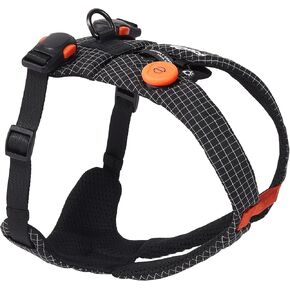 Howgo No Pull Dog Harness, Dial Adjustment, Magnetic Buckles (Blue, M) in Saudi Arabia