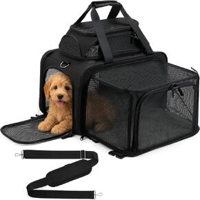 pidipiti 18x12x11 top Expandable pet Carrier for Allegiant Frontier Airline in Kuwait