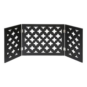  Indoor/Outdoor Solid Wood Crisscross Freestanding Foldable Adjustable 3-Section Pet Gate in Kuwait