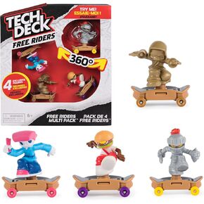 Tech Deck Free Riders Fingerboard & Fidget Toy 4-Pack in Kuwait