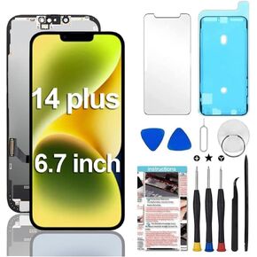 for iPhone Xs Max Screen Replacement 6.5 inch LCD Touch Screen Display Digitizer Repair Kit Assembly with Complete Repair Tools in Kuwait