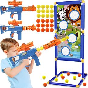 KKONES Shooting Game Toy for Boys - 2 Player Toy Foam Blaster Air Guns in Kuwait