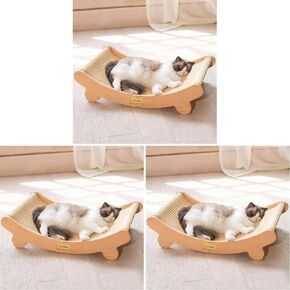 CHEERHOME PETS Sisal Cat Scratcher Bed Indoor Wooden Cat Furniture (Large) in Saudi Arabia