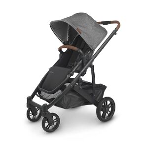Cruz V2 Stroller - Declan - Oat Mélange | Silver Frame | Chestnut Leather in Kuwait