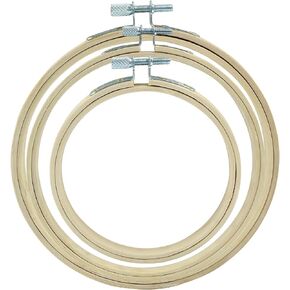 Dijedev 8 Inch Embroidery Hoops, 6PCS, Bamboo Circle Cross Stitch in Saudi Arabia