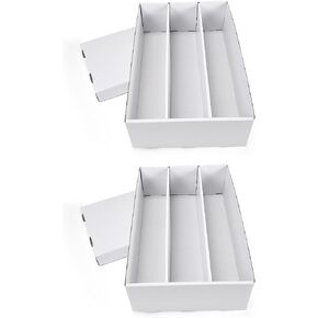 RLAVBL 4 Pack Trading Card Storage Box, 3600 Count Cardboard Card Boxes in Kuwait