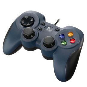Logitech F310 Wired Gamepad Controller Console Like Layout 4 Switch D-Pad PC - Blue/Black in Kuwait
