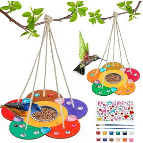 DIY Wooden Bird Feeders Craft Kits, Arts & Craft Outdoor Toys for Kids 4-12 in Kuwait