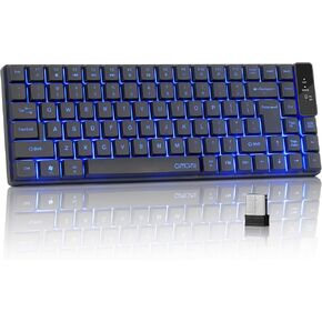 لوحة مفاتيح RGB حقيقية 60 %، لوحة مفاتيح CHONCHOW الصغيرة USB السلكية بألوان قوس قزح مضيئة خلفية للألعاب، لوحة مفاتيح ميكانيكية 60% للألعاب أو الكتابة للكمبيوتر المحمول إكس بوكس PS4 PS5 in Kuwait