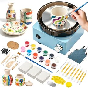 Sakerneo Mini Pottery Wheel for Kids,Beginners,Adults,complete pottery kit in Kuwait