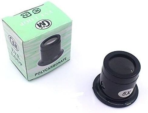 5X Jewelers Loupe Portable Monocular Magnifying Glass for Watch Repair in Saudi Arabia