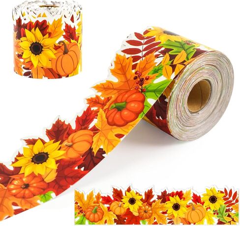 65.6ft Fall Bulletin Board Borders for Home Classroom Fall Decorations in Kuwait