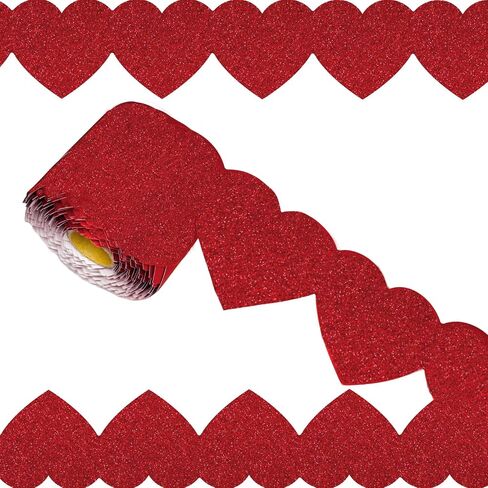 70Feet Shine Scalloped Bulletin Board Border - Decorative Trim Poster Borders for School Classroom Decoration Strips (Gold) in Kuwait